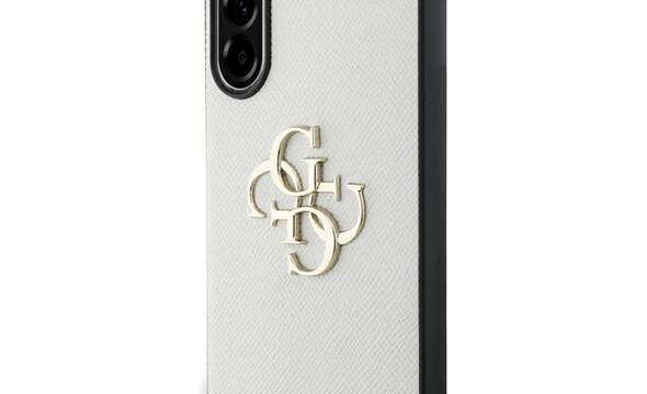 Guess Grained Big 4G Logo Small Classic Logo - Etui do Samsung Galaxy A56 5G (beżowy) - zdjęcie 1