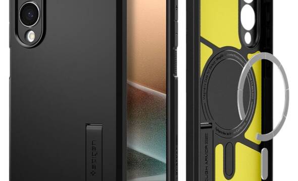 Spigen Tough Armor MagSafe - Etui do Samsung Galaxy S25 Edge (Black) - zdjęcie 1