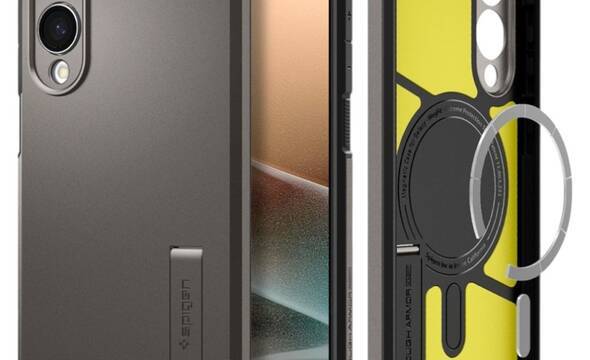 Spigen Tough Armor MagSafe - Etui do Samsung Galaxy S25 Edge (Gunmetal) - zdjęcie 1
