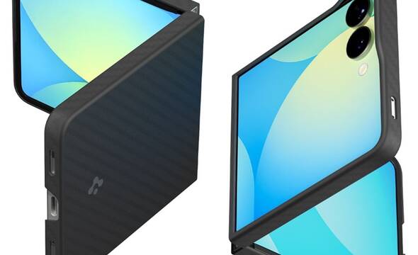 Spigen Airskin Aramid - Etui do Samsung Galaxy Z Flip 7 (Black) - zdjęcie 1