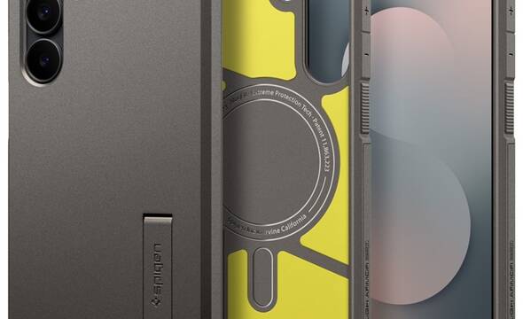 Spigen Tough Armor MagSafe - Etui do Samsung Galaxy S25 FE (Gunmetal) - zdjęcie 1