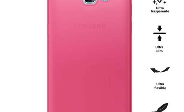 PURO 0.3 Nude - Etui Samsung Galaxy A3 (2017) (Fluo Pink) - zdjęcie 1