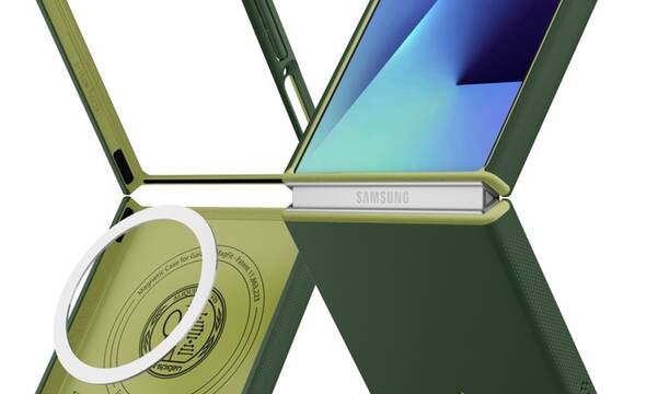 Spigen Nano Pop Mag MagSafe - Etui do Samsung Galaxy Z Flip 7 (Avo Green) - zdjęcie 1