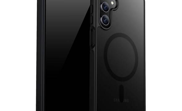 Crong Hybrid Matte Magnetic - Etui MagSafe Samsung Galaxy A17 (czarny) - zdjęcie 1