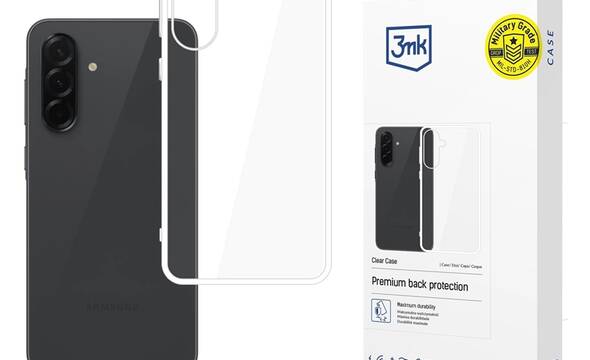 3mk Clear Case - Etui do Samsung Galaxy A37 (Przezroczysty) - zdjęcie 1