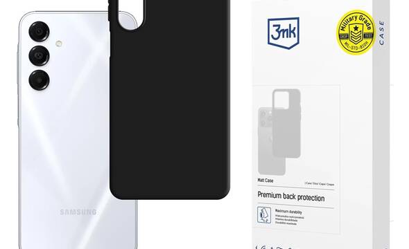 3mk Matt Case - Etui do Samsung Galaxy A17 4G/5G (Czarny) - zdjęcie 1