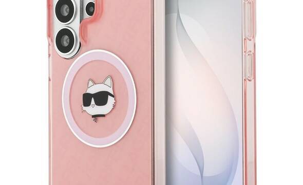 Karl Lagerfeld IML Repeated Choupette MagSafe - Etui Samsung Galaxy S26 Ultra (różowy) - zdjęcie 1