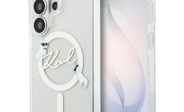 Karl Lagerfeld IML KC Script MagSafe - Etui Samsung Galaxy S26 Ultra (przezroczysty) - zdjęcie 1