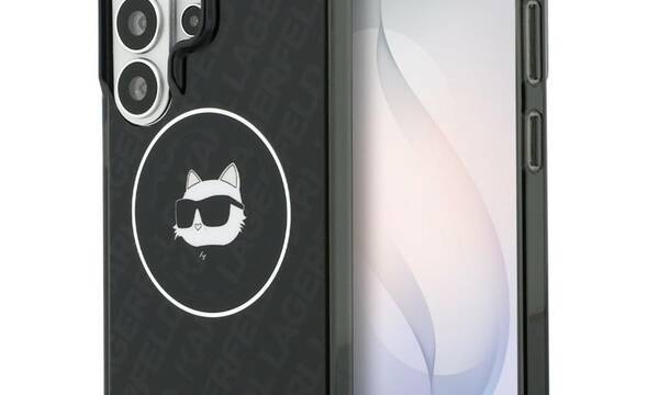 Karl Lagerfeld IML Repeated Choupette MagSafe - Etui Samsung Galaxy S26 Ultra (czarny) - zdjęcie 1