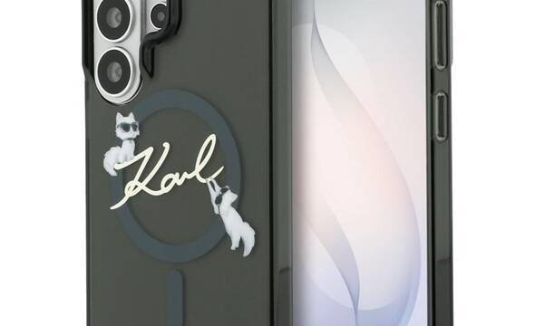 Karl Lagerfeld IML KC Script MagSafe - Etui Samsung Galaxy S26 Ultra (czarny) - zdjęcie 1