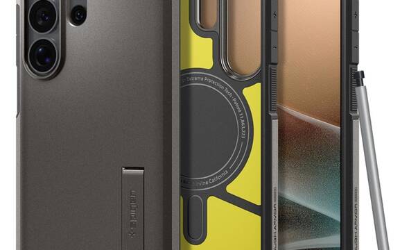 Spigen Tough Armor MagSafe - Etui do Samsung Galaxy S26 Ultra (Gunmetal) - zdjęcie 1