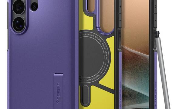 Spigen Tough Armor MagSafe - Etui do Samsung Galaxy S26 Ultra (Ash Violet) - zdjęcie 1