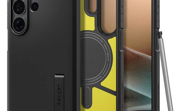 Spigen Tough Armor MagSafe - Etui do Samsung Galaxy S26 Ultra (Black) - zdjęcie 1