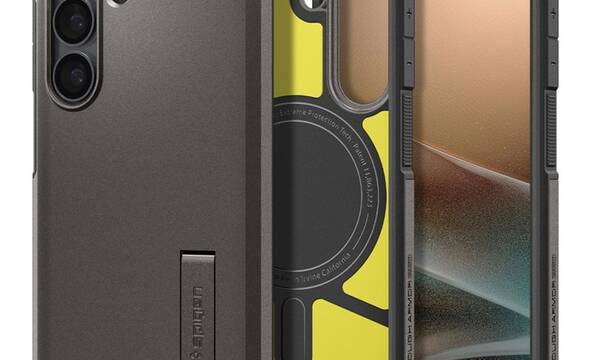 Spigen Tough Armor MagSafe - Etui do Samsung Galaxy S26+ (Gunmetal) - zdjęcie 1