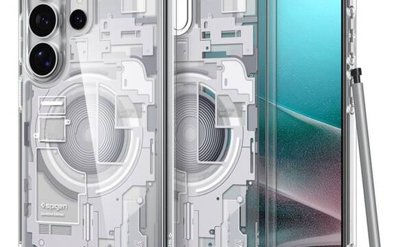 Spigen Ultra Hybrid Mag MagSafe - Etui do Samsung Galaxy S26 Ultra (Zero One White) - zdjęcie 1