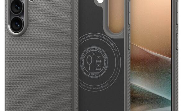 Spigen Liquid Air Mag MagSafe - Etui do Samsung Galaxy S26+ (Marble Grey) - zdjęcie 1