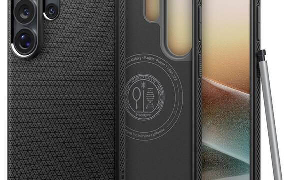 Spigen Liquid Air Mag MagSafe - Etui do Samsung Galaxy S26 Ultra (Matte Black) - zdjęcie 1