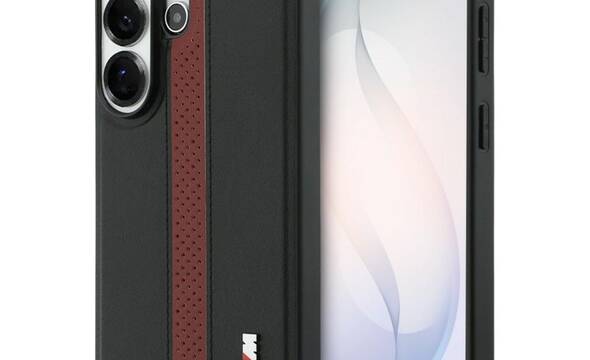 BMW M Perforated Stripe Logo MagSafe - Etui Samsung Galaxy S26 Ultra (czerwony) - zdjęcie 1