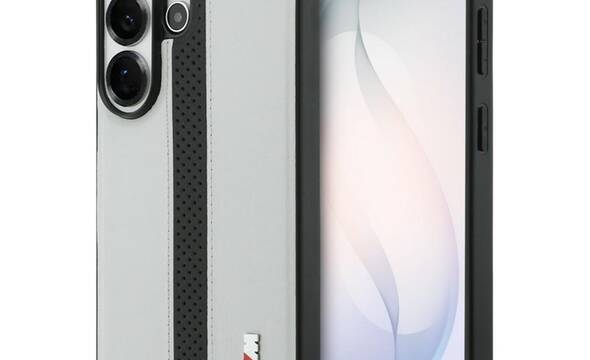 BMW M Perforated Stripe Logo MagSafe - Etui Samsung Galaxy S26 Ultra (szary) - zdjęcie 1