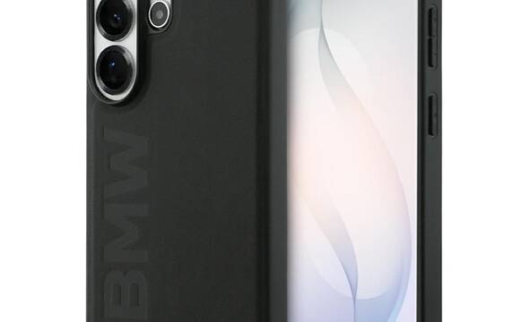 BMW Leather Hot Stamp MagSafe - Etui Samsung Galaxy S26 Ultra (czarny) - zdjęcie 1