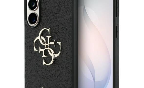 Guess Fixed Glitter Big 4G Metal Logo - Etui Samsung Galaxy S26 (czarny) - zdjęcie 1