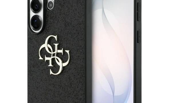 Guess Fixed Glitter Big 4G Metal Logo - Etui Samsung Galaxy S26 Ultra (czarny) - zdjęcie 1