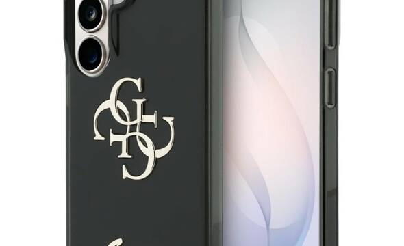 Guess IML Big Metal 4G Script - Etui Samsung Galaxy S26 (czarny) - zdjęcie 1