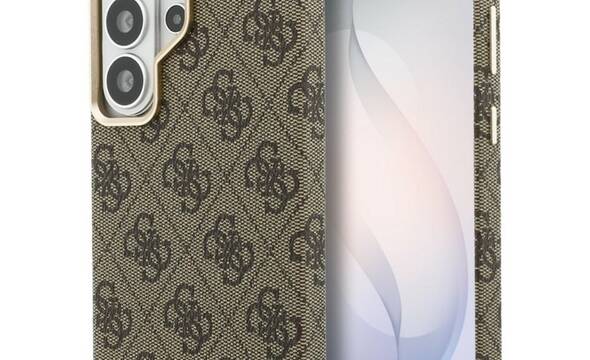 Guess 4G Script MagSafe - Etui Samsung Galaxy S26 Ultra (bršzowy) - zdjęcie 1