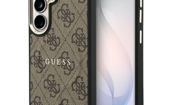 Guess 4G Embossed Ring MagSafe - Etui Samsung Galaxy S26+ (bršzowy) - zdjęcie 1