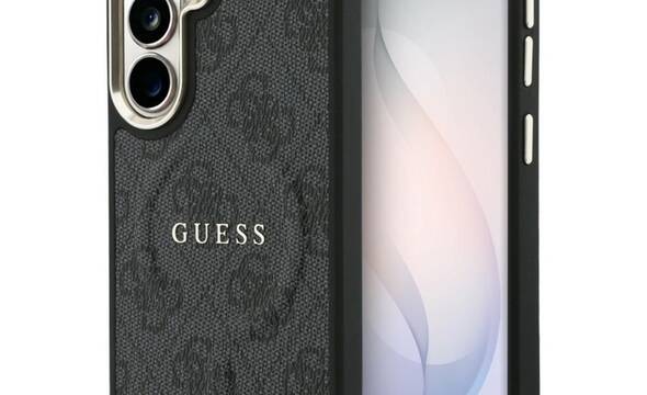 Guess 4G Embossed Ring MagSafe - Etui Samsung Galaxy S26+ (czarny) - zdjęcie 1