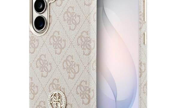 Guess 4G Rhinestone Round Logo MagSafe - Etui Samsung Galaxy S26 (różowy) - zdjęcie 1