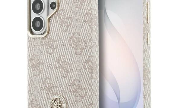 Guess 4G Rhinestone Round Logo MagSafe - Etui Samsung Galaxy S26 Ultra (różowy) - zdjęcie 1