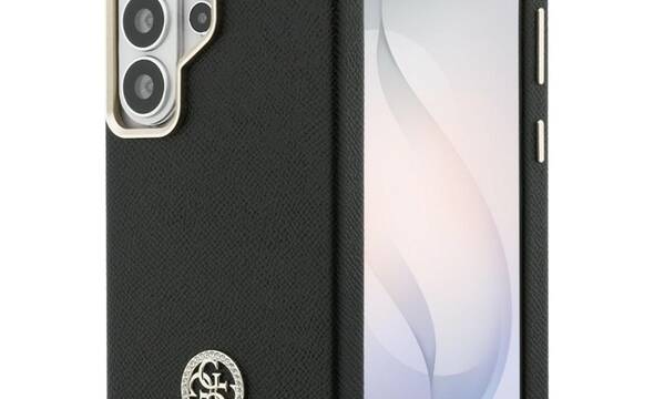 Guess Rhinestone Round Logo MagSafe - Etui Samsung Galaxy S26 Ultra (czarny) - zdjęcie 1