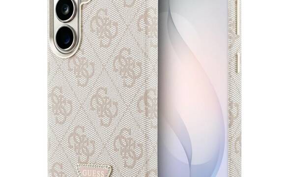 Guess 4G Triangle Logo MagSafe - Etui Samsung Galaxy S26 (różowy) - zdjęcie 1