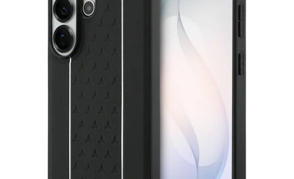 Mercedes Laurel Leaves Vertical Stripes MagSafe - Etui Samsung Galaxy S26 Ultra (czarny/biały) - zdjęcie 1