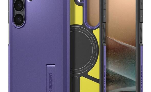 Spigen Tough Armor MagSafe - Etui do Samsung Galaxy S26+ (Ash Violet) - zdjęcie 1