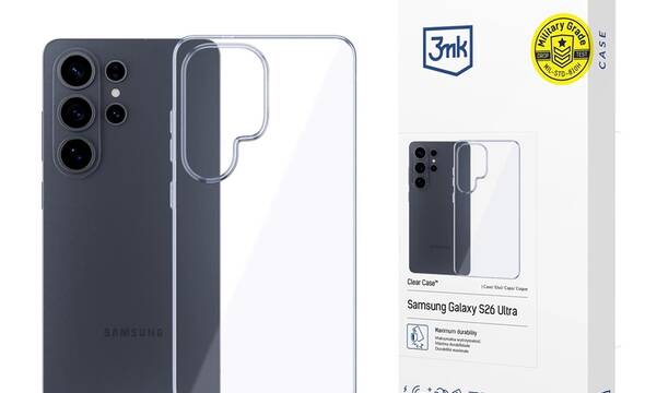 3mk Clear Case - Etui do Samsung Galaxy S26 Ultra (Przezroczysty) - zdjęcie 1