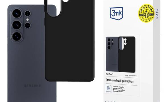 3mk Matt Case - Etui do Samsung Galaxy S26 Ultra (Czarny) - zdjęcie 1