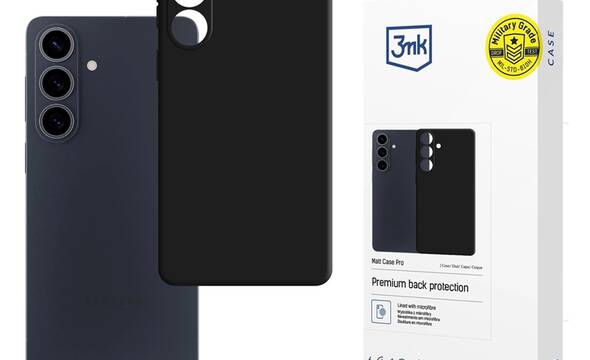 3mk Matt Case Pro - Etui do Samsung Galaxy S26 (Czarny) - zdjęcie 1