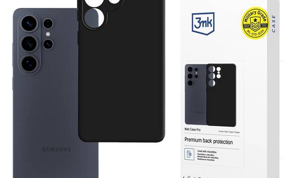3mk Matt Case Pro - Etui do Samsung Galaxy S26 Ultra (Czarny) - zdjęcie 1