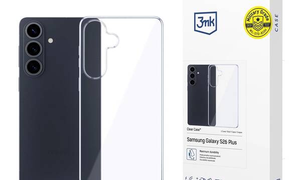 3mk Clear Case - Etui do Samsung Galaxy S26+ (Przezroczysty) - zdjęcie 1