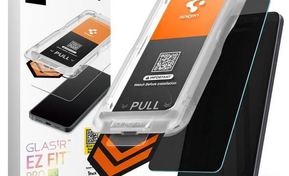Spigen Glas.tR EZ Fit Pro AC HD Privacy - Hartowane szkło prywatyzujšce Samsung Galaxy S26 - zdjęcie 1