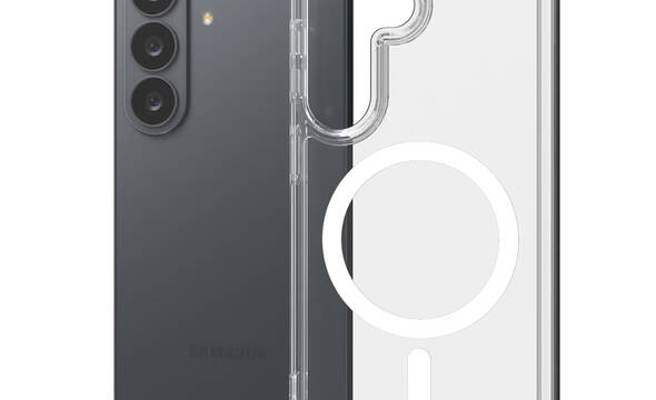 Crong Hybrid Clear Magnetic - Etui MagSafe Samsung Galaxy S26 (przezroczysty) - zdjęcie 1