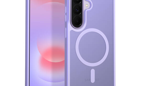 Crong Hybrid Matte Magnetic - Etui MagSafe Samsung Galaxy A37 / A36 (lawendowy) - zdjęcie 1