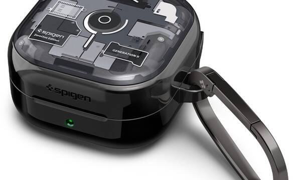 Spigen Ultra Hybrid - Etui do Samsung Galaxy Buds 4 / 4 Pro (Zero One Black) - zdjęcie 1