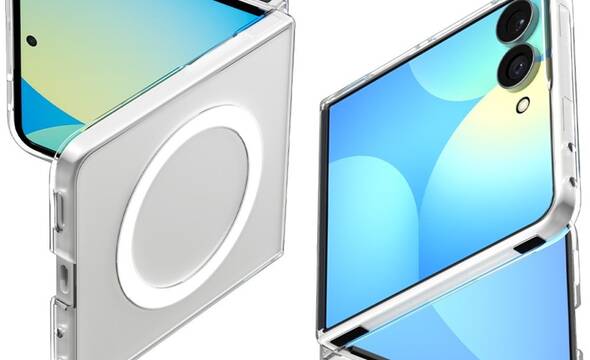 Spigen AirSkin MagSafe - Etui do Samsung Galaxy Z Flip 8 (Clear/White) - zdjęcie 1