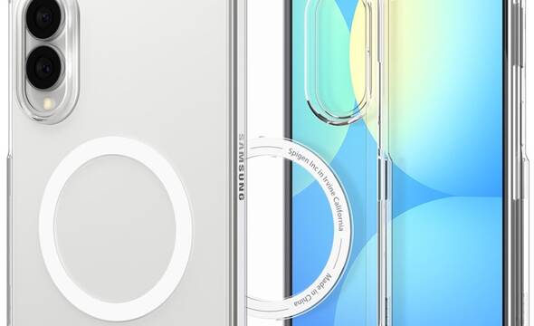 Spigen AirSkin MagSafe - Etui do Samsung Galaxy Z Fold 8 (Clear/White) - zdjęcie 1