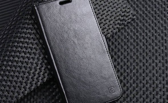 Crong Booklet Wallet - Etui Samsung Galaxy S20+ z kieszeniami + funkcja podstawki (czarny) - zdjęcie 6
