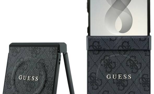 Guess 4G Classic MagSafe - Etui Samsung Galaxy Z Flip 8 (czarny) - zdjęcie 1