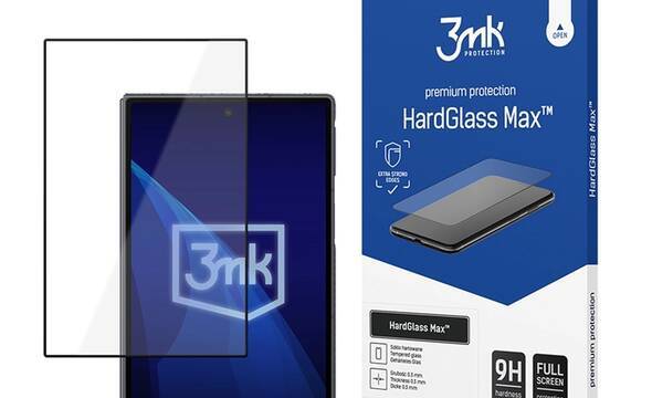 3mk HardGlass Max - Szkło hartowane do Samsung Galaxy Z Fold 8 (front) (Czarny) - zdjęcie 1